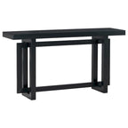 Tavolo consolle grigio / grigio alba / nero, stile minimalista, montaggio per 1 persona