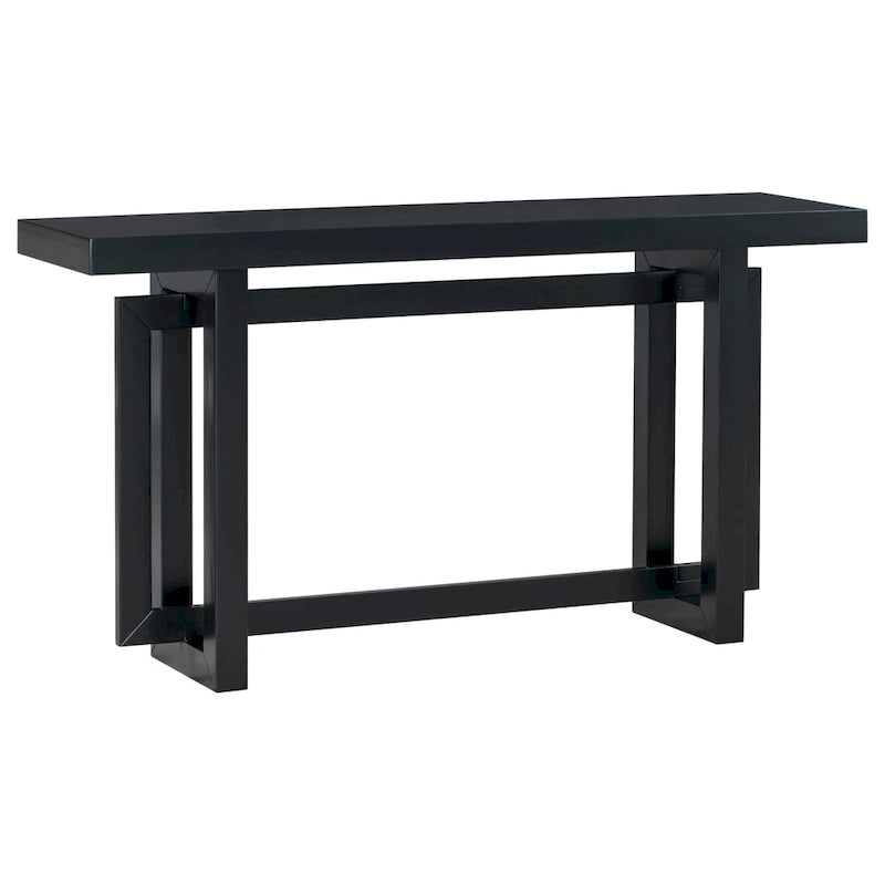 Tavolo consolle grigio / grigio alba / nero, stile minimalista, montaggio per 1 persona