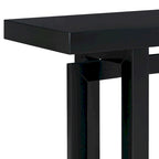 Tavolo consolle grigio / grigio alba / nero, stile minimalista, montaggio per 1 persona