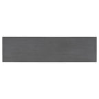 Tavolo consolle grigio / grigio alba / nero, stile minimalista, montaggio per 1 persona