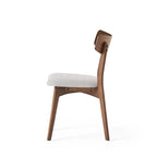 Set da pranzo di metà secolo marrone e grigio / marrone e beige, 7 pezzi (1 tavolo + 6 sedie)