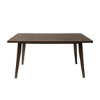Set da pranzo di metà secolo marrone e grigio / marrone e beige, 7 pezzi (1 tavolo + 6 sedie)