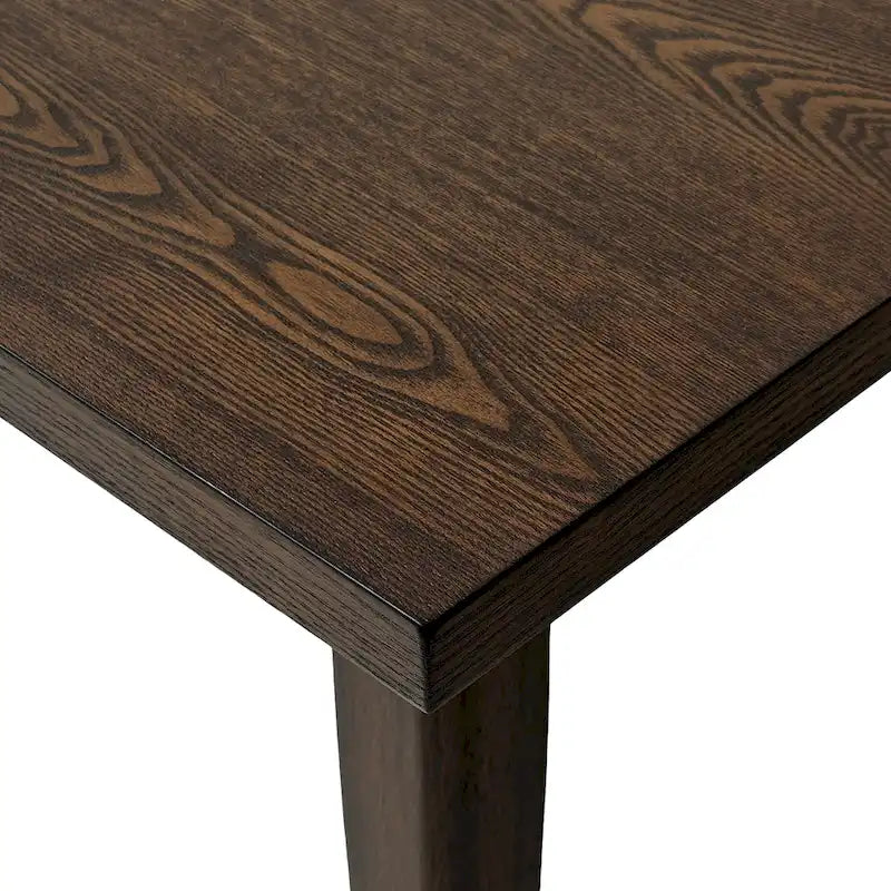 Set da pranzo di metà secolo marrone e grigio / marrone e beige, 7 pezzi (1 tavolo + 6 sedie)