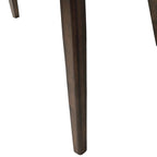 Set da pranzo di metà secolo marrone e grigio / marrone e beige, 7 pezzi (1 tavolo + 6 sedie)