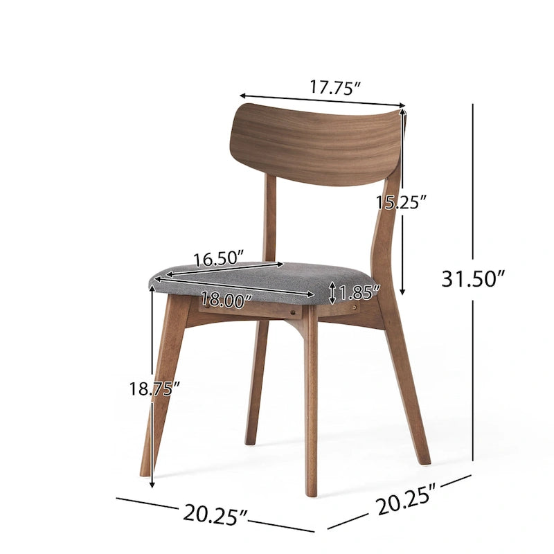 Set da pranzo di metà secolo marrone e grigio / marrone e beige, 7 pezzi (1 tavolo + 6 sedie)