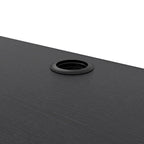 Mobile TV sospeso a 2 ripiani da 150 cm in quercia nera / noce americano chiaro / quercia nera recuperata – Adatto per TV fino a 65"