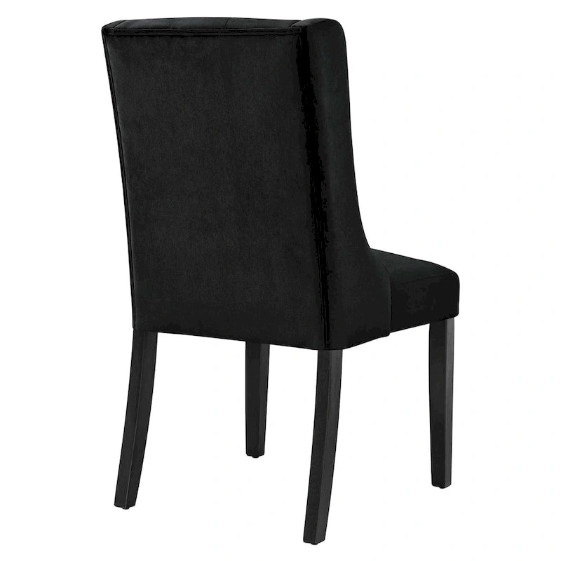 Sedie da pranzo Baronet in velluto performante - Set di 2