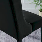 Sedie da pranzo Baronet in velluto performante - Set di 2