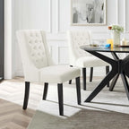 Sedie da pranzo Baronet in velluto performante - Set di 2