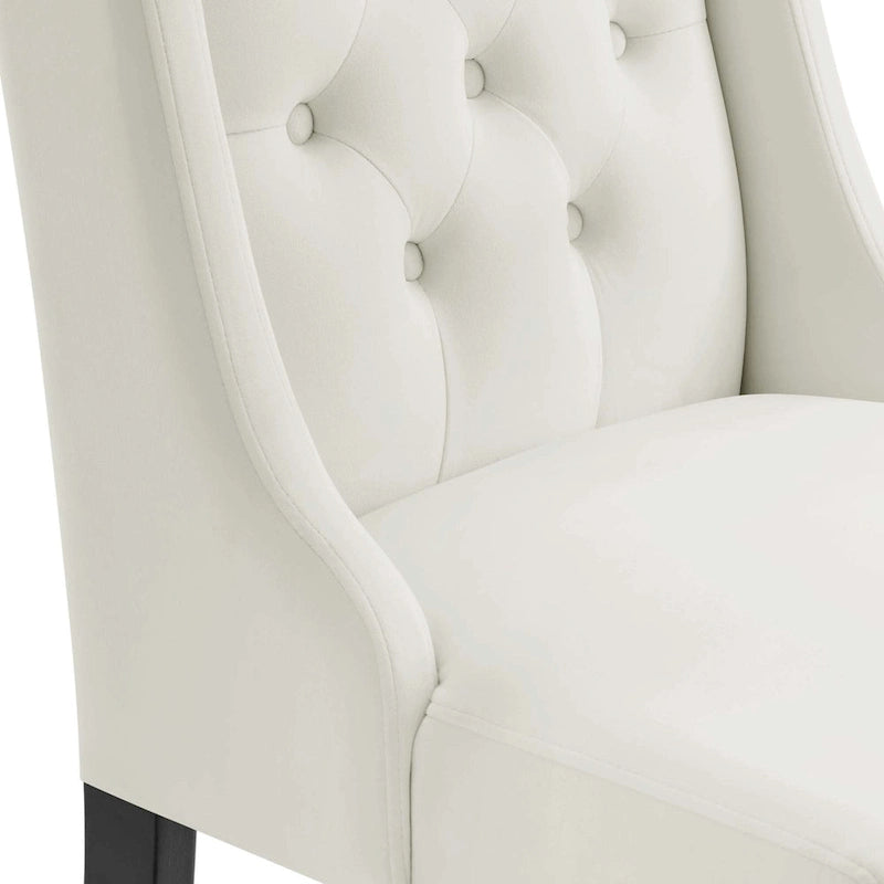 Sedie da pranzo Baronet in velluto performante - Set di 2