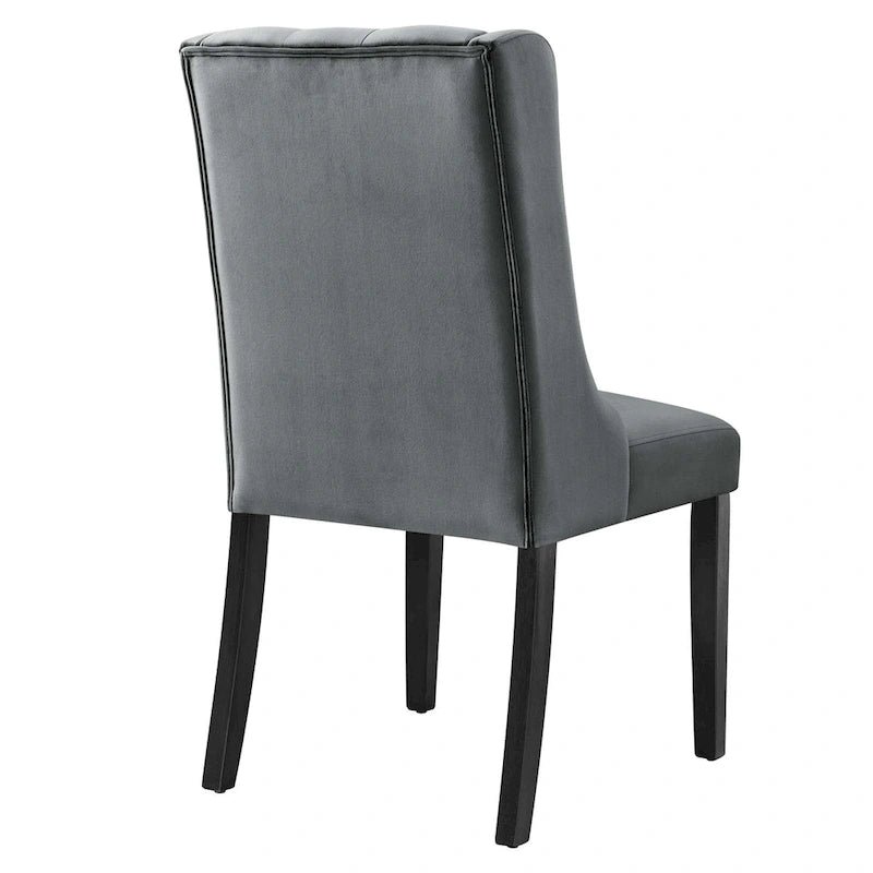 Sedie da pranzo Baronet in velluto performante - Set di 2