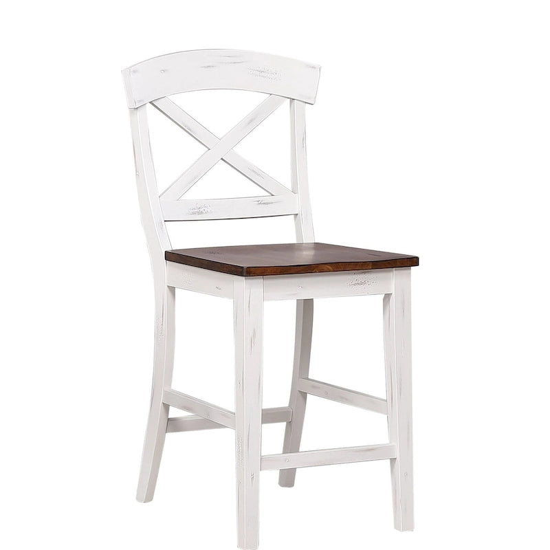 Sgabello da bancone X-Back, Miele/Ardesia/Cioccolato, 1 posto