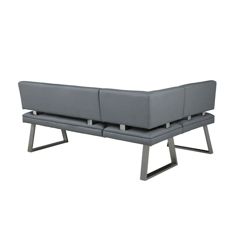 Nook Grigio Reversibile, Posto Singolo, Altezza Tavolo