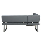 Nook Grigio Reversibile, Posto Singolo, Altezza Tavolo