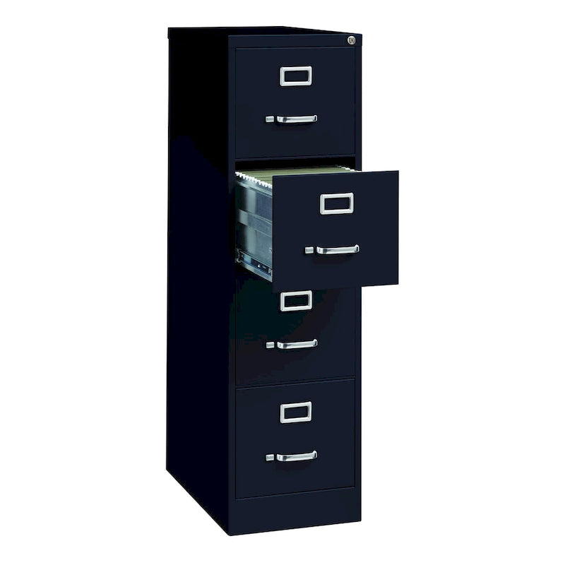 Classificatore verticale a 4 cassetti per documenti formato Letter, beige/nero/grigio, 1 persona