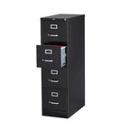 Classificatore verticale a 4 cassetti per documenti formato Letter, beige/nero/grigio, 1 persona