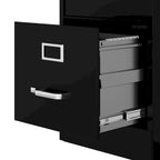 Classificatore verticale a 4 cassetti per documenti formato Letter, beige/nero/grigio, 1 persona