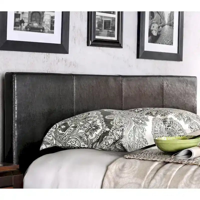Letto King Size imbottito con piattaforma bianco/espresso/grigio/avorio, in similpelle o tessuto, per 1 persona