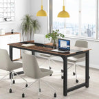 70.86 Conference Table, Meeting Table with Stable Metal Frame - 70.86L x 31W x 29H