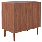 Cassettiera a 3 cassetti in rattan – Noce / Nero anticato / Bianco / Nero / Rovere, finitura naturale, montaggio da 1 persona