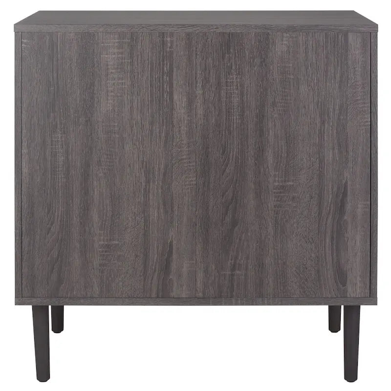 Cassettiera a 3 cassetti in rattan – Noce / Nero anticato / Bianco / Nero / Rovere, finitura naturale, montaggio da 1 persona