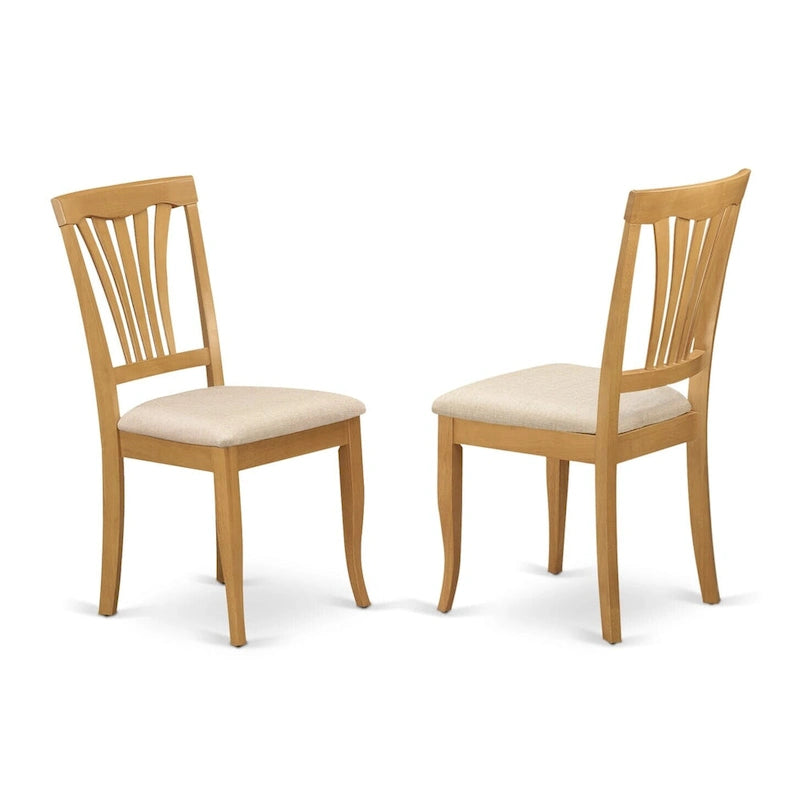 Set da pranzo ovale in rovere per 4-8 persone, 2 opzioni di stile per le sedie