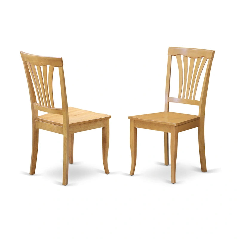 Set da pranzo ovale in rovere per 4-8 persone, 2 opzioni di stile per le sedie