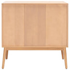 Cassettiera in rattan a 3 cassetti stile Mid-Century Naturale