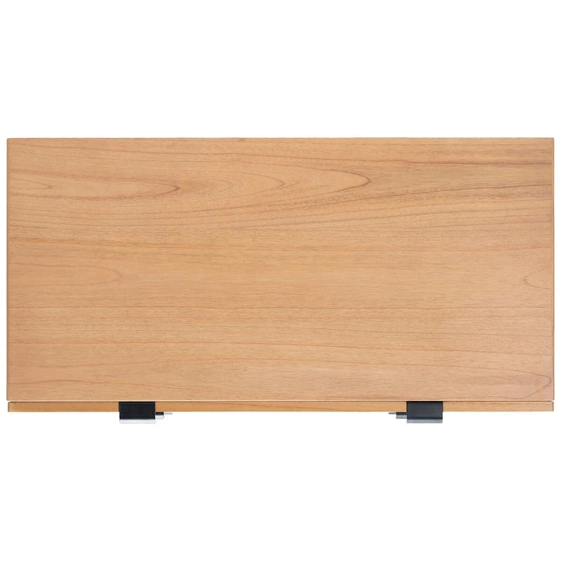 Cassettiera in rattan a 3 cassetti stile Mid-Century Naturale