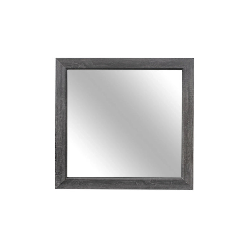 Set camera da letto moderno grigio con pannelli, 3 pezzi, Queen/Full/Twin