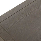 Comodino a 2 cassetti, Verde oliva / Grigio chiaro, Stile americano, Singolo