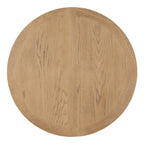 Tavolo da pranzo ovale allungabile da 54", rovere naturale / effetto legno naturale / espresso, 4–6 posti a sedere