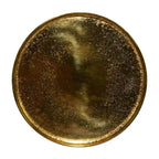 Tavolino d'appoggio rotondo in alluminio con vassoio, gambe a treppiede, oro / argento / nero, 1 persona, 22" o 25" H